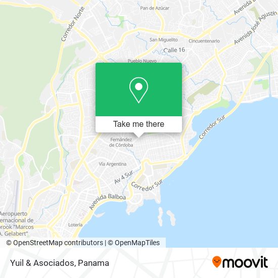 Mapa de Yuil & Asociados