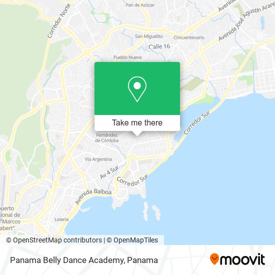 Panama Belly Dance Academy map