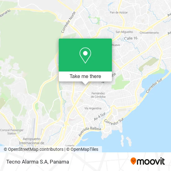 Tecno Alarma S.A map