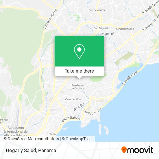 Hogar y Salud map