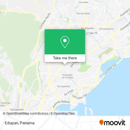 Mapa de Edupan