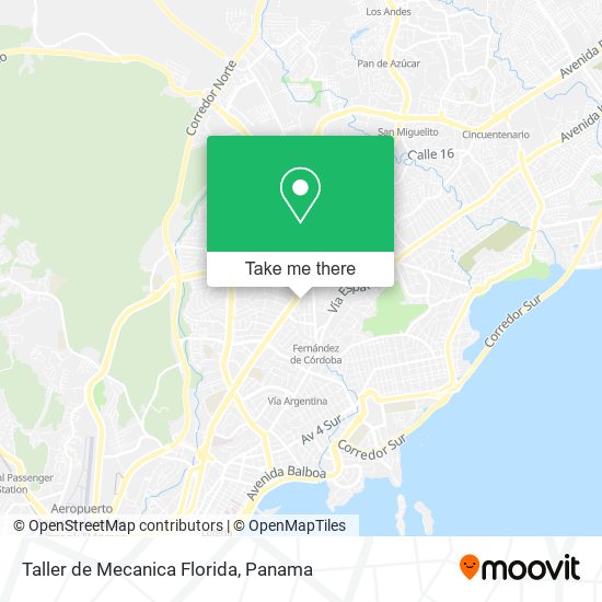 Taller de Mecanica Florida map
