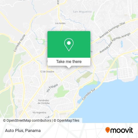 Auto Plus map