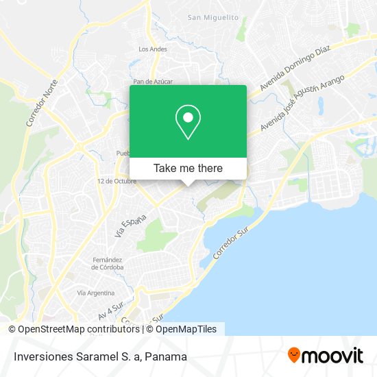 Inversiones Saramel S. a map