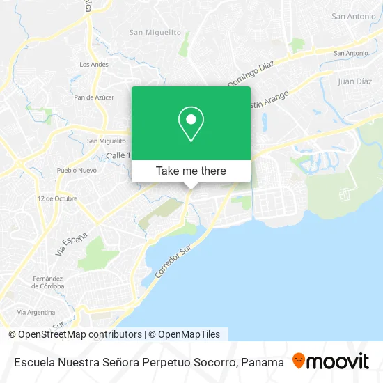 Mapa de Escuela Nuestra Señora Perpetuo Socorro