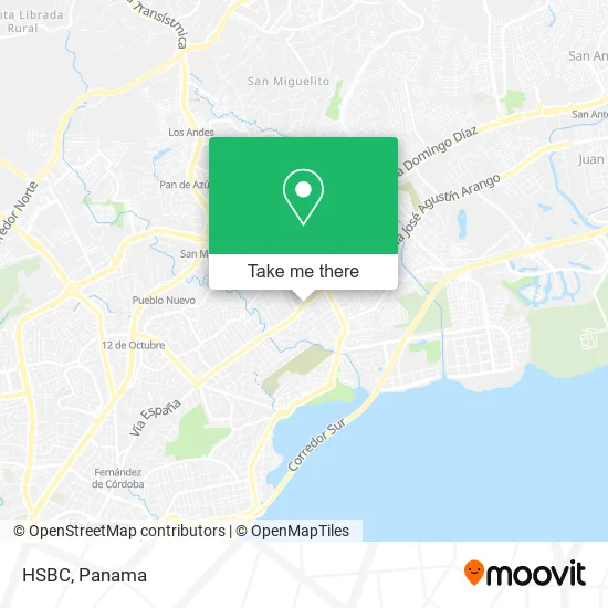 HSBC map