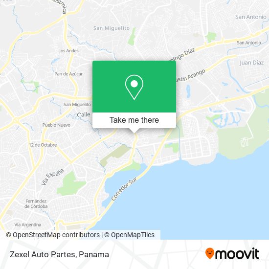 Zexel Auto Partes map