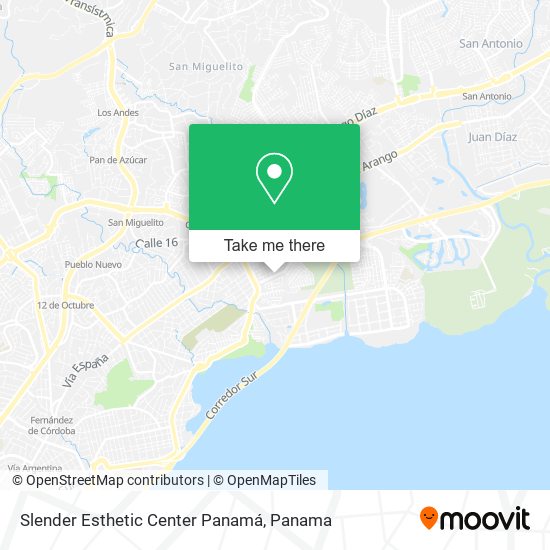 Slender Esthetic Center Panamá map