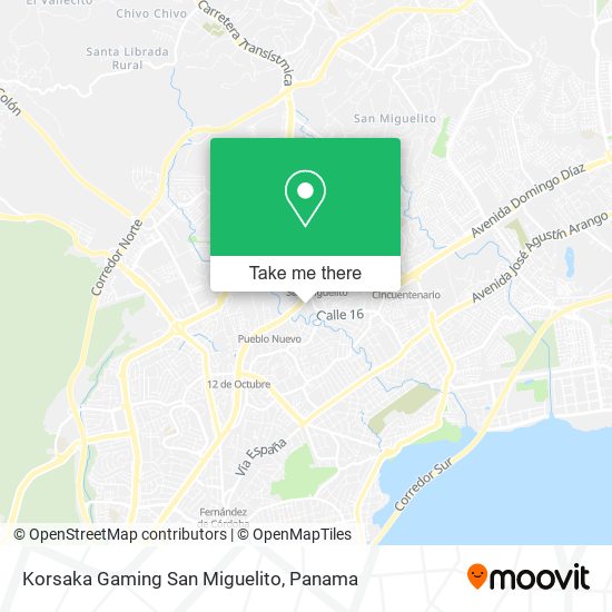Korsaka Gaming San Miguelito map