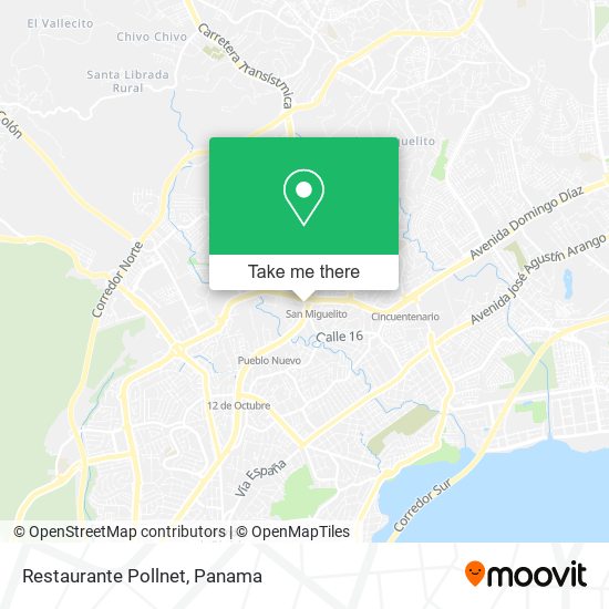 Restaurante Pollnet map