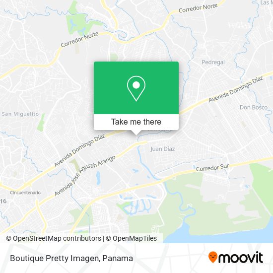 Mapa de Boutique Pretty Imagen