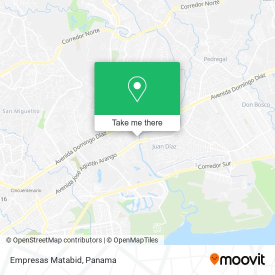 Empresas Matabid map