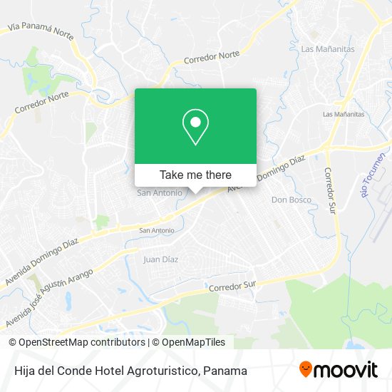 Hija del Conde Hotel Agroturistico map