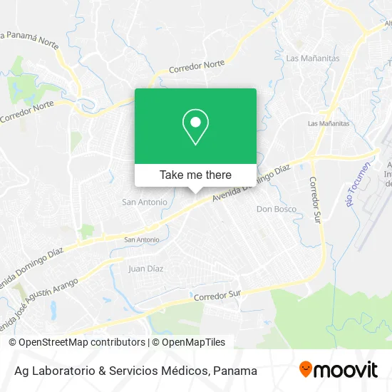 Ag Laboratorio & Servicios Médicos map