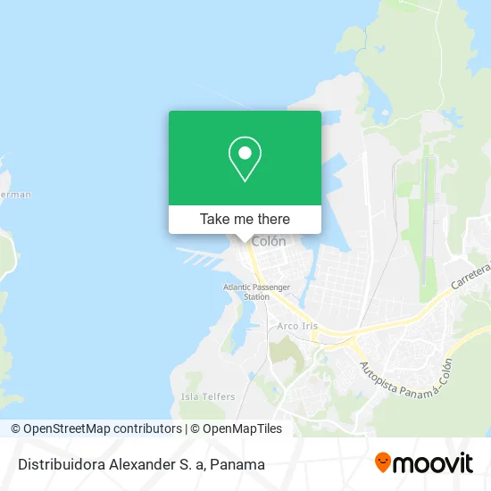 Mapa de Distribuidora Alexander S. a