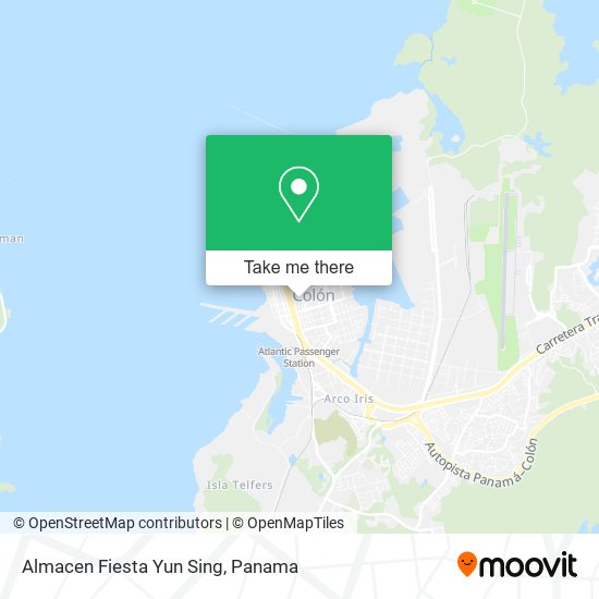 Almacen Fiesta Yun Sing map