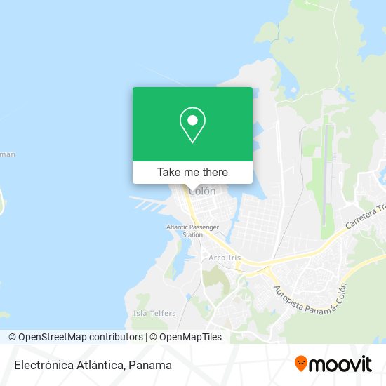 Electrónica Atlántica map