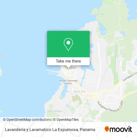Mapa de Lavanderia y Lavamatico La Espumosa
