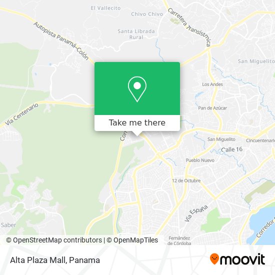 Alta Plaza Mall map