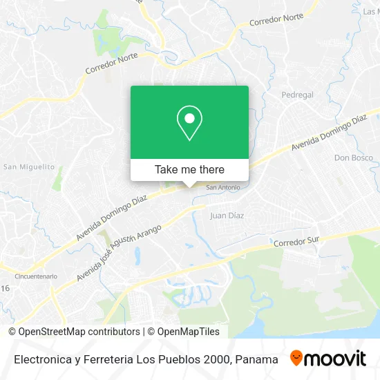 Electronica y Ferreteria Los Pueblos 2000 map