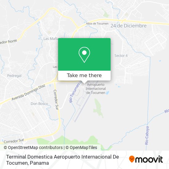 Terminal Domestica Aeropuerto Internacional De Tocumen map