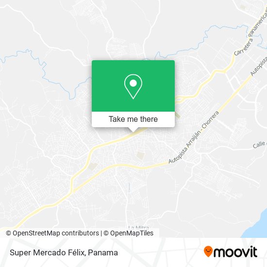 Mapa de Super Mercado Félix