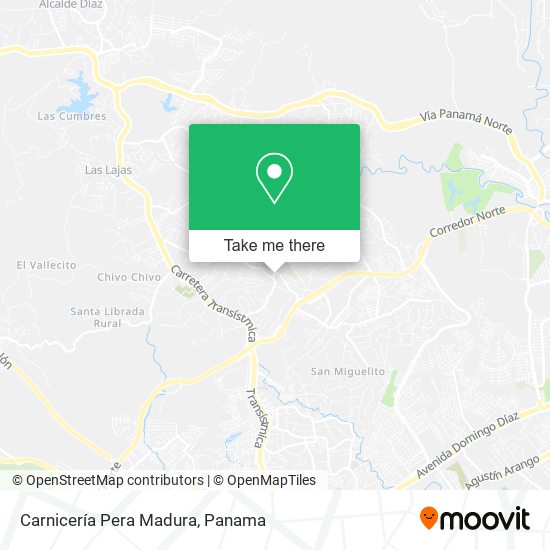 Carnicería Pera Madura map