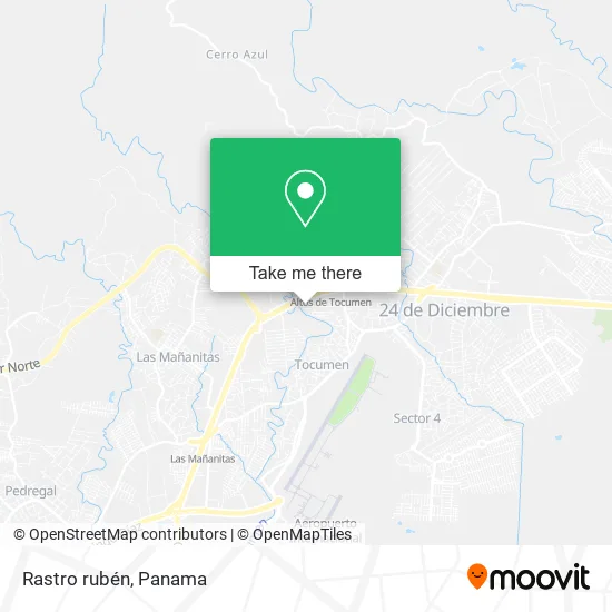 Mapa de Rastro rubén