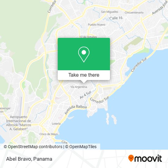 Abel Bravo map