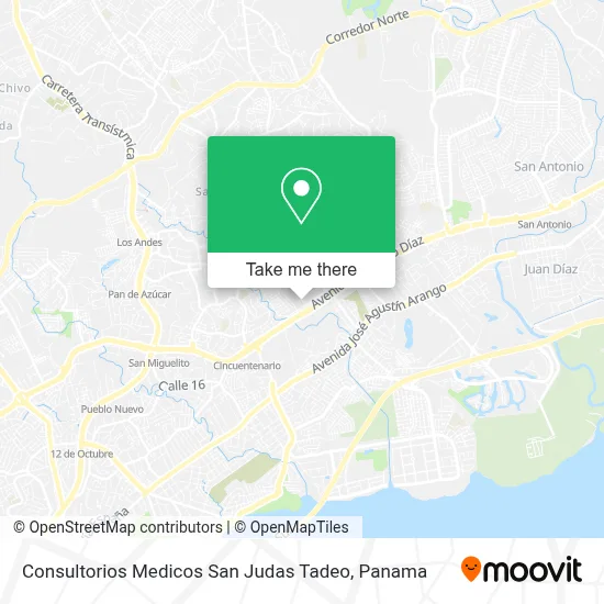 Consultorios Medicos San Judas Tadeo map