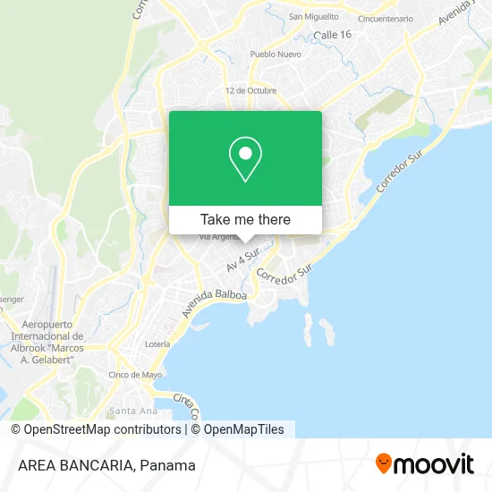 AREA BANCARIA map
