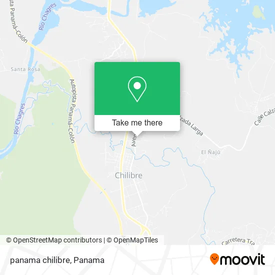 Mapa de panama chilibre