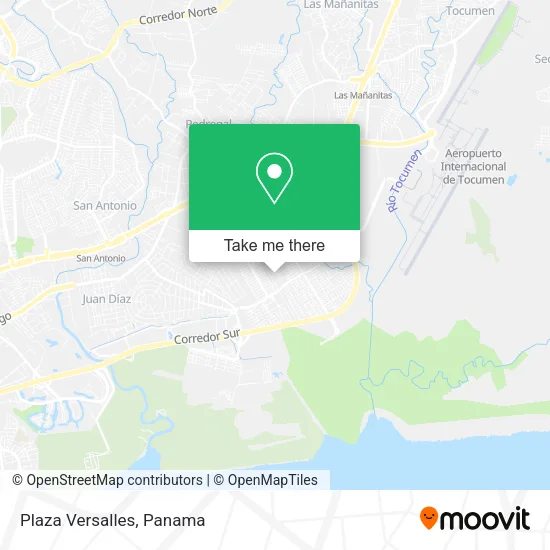 Plaza Versalles map