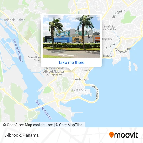 Albrook map