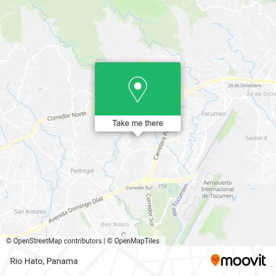 Rio Hato map