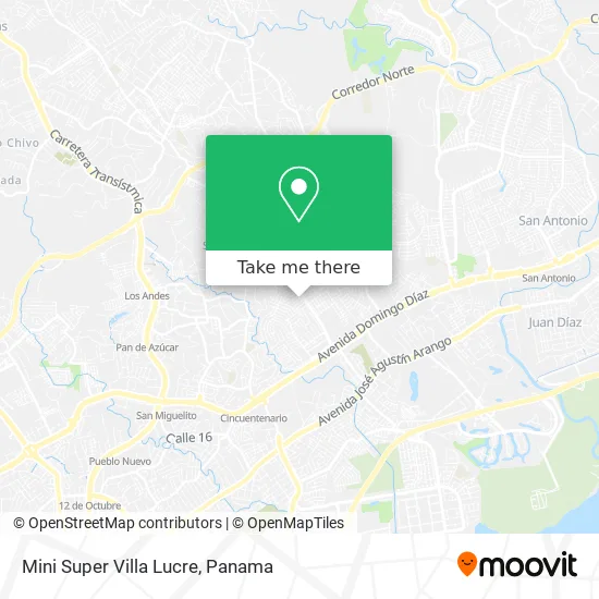 Mini Super Villa Lucre map