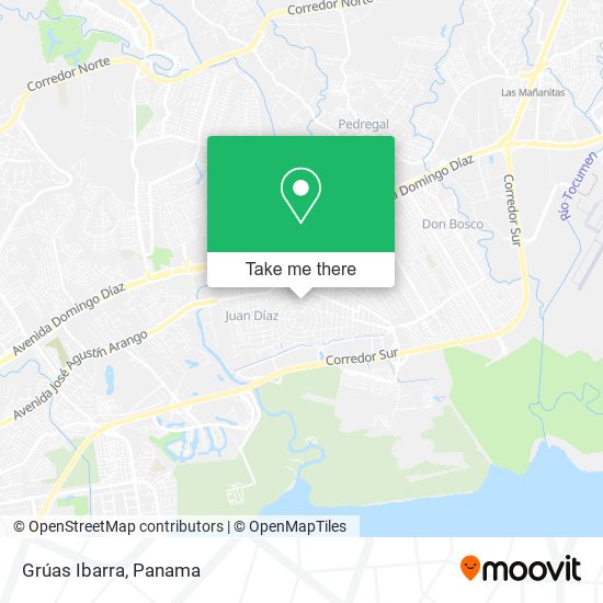 Grúas Ibarra map