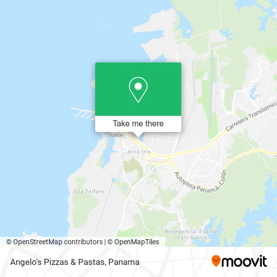 Angelo's Pizzas & Pastas map