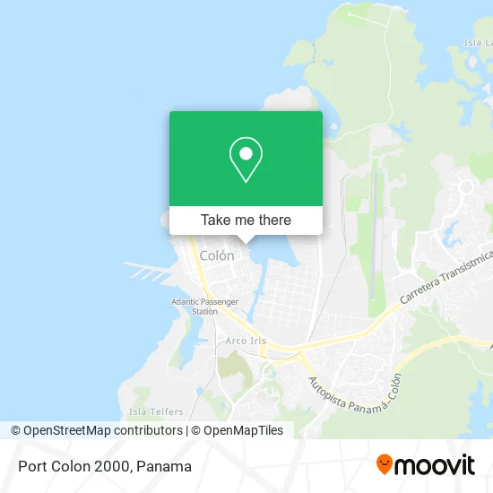 Port Colon 2000 map