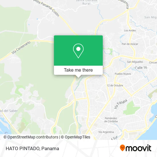 Mapa de HATO PINTADO