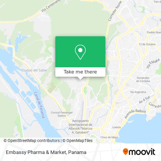 Embassy Pharma & Market map