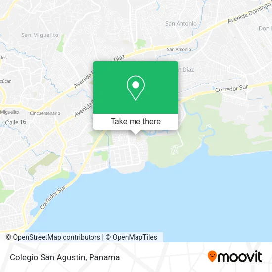 Mapa de Colegio San Agustin