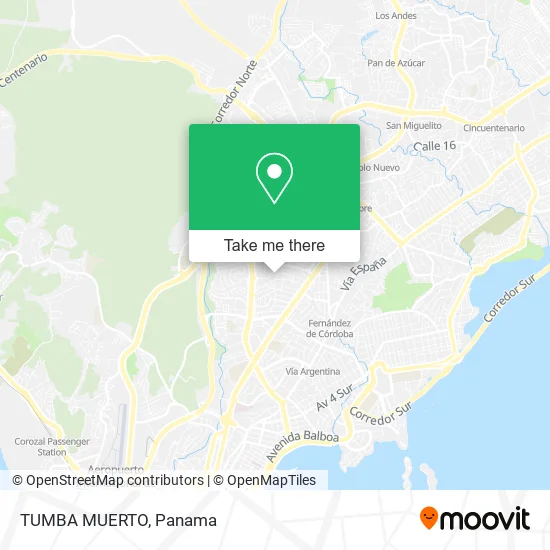 TUMBA MUERTO map