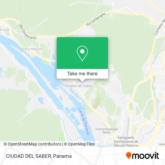Mapa de CIUDAD DEL SABER