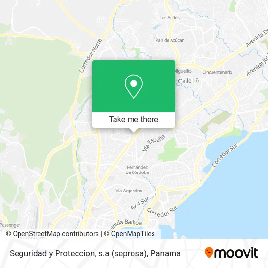 Mapa de Seguridad y Proteccion, s.a (seprosa)