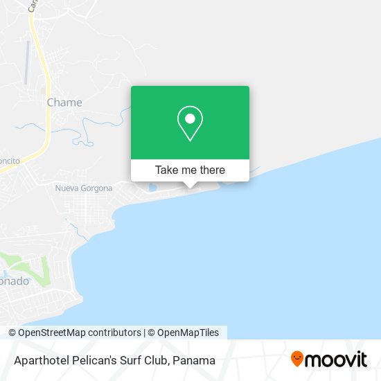 Mapa de Aparthotel Pelican's Surf Club