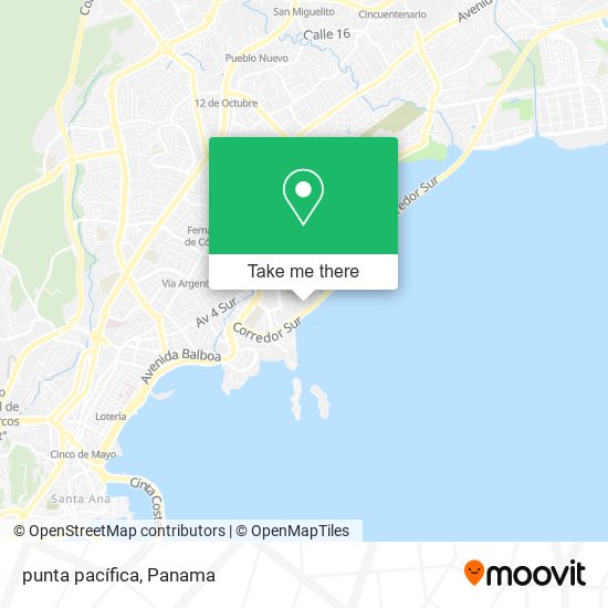 punta pacífica map