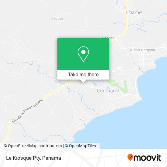 Mapa de Le Kiosque Pty