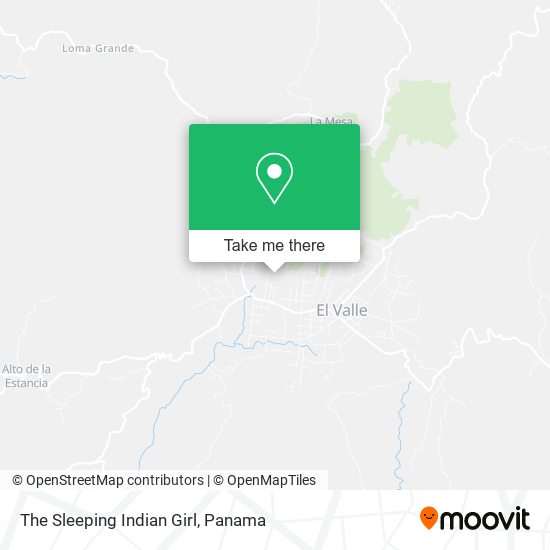 The Sleeping Indian Girl map