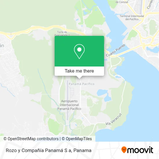 ¿Cómo llegar a Rozo y Compañía Panamá S a en Veracruz en autobús?